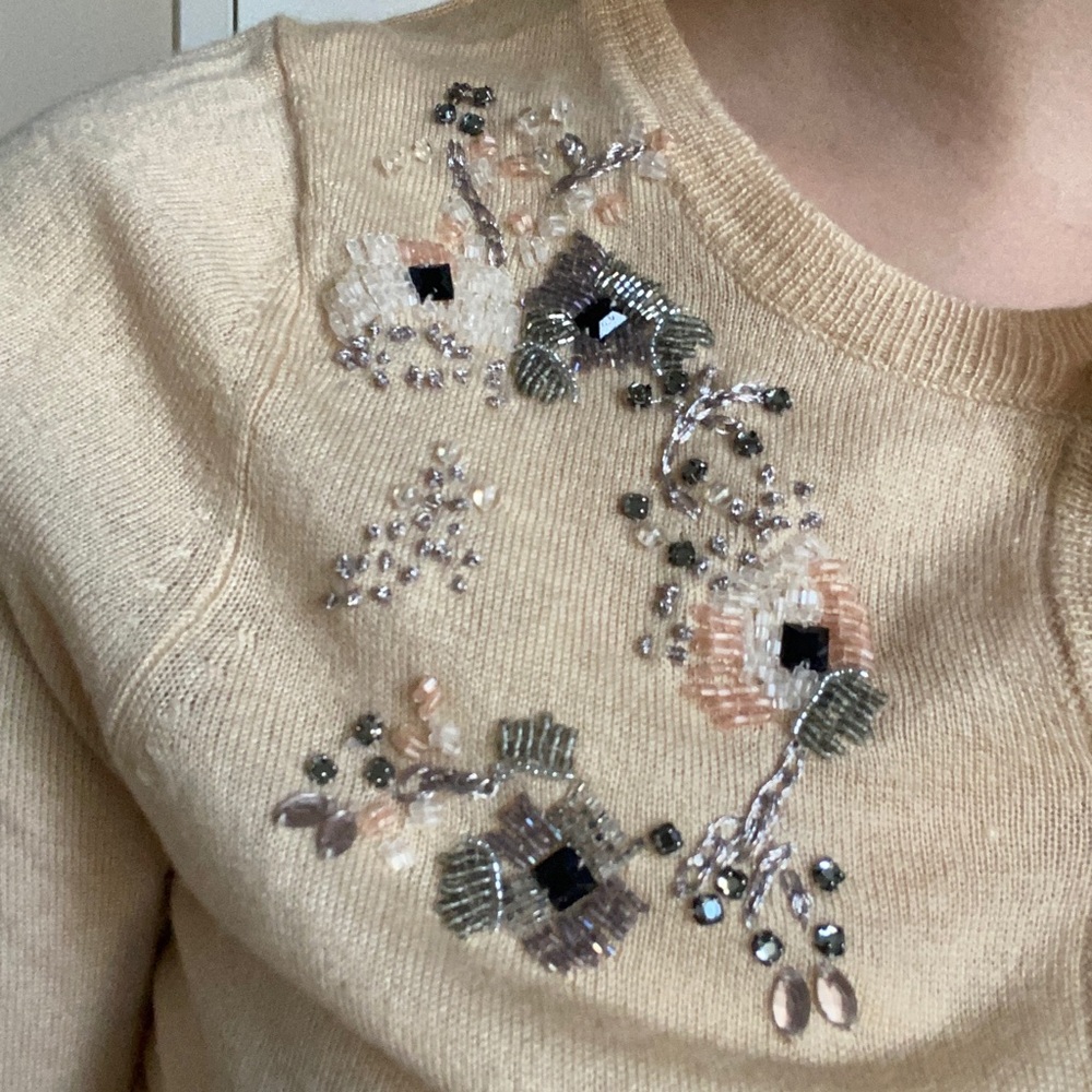 Silk and Cashmere Blend Sweater - Picture 3 of 7